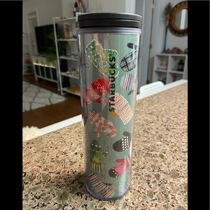 Starbucks 2017 Holiday Mittens 16oz Travel Tumbler